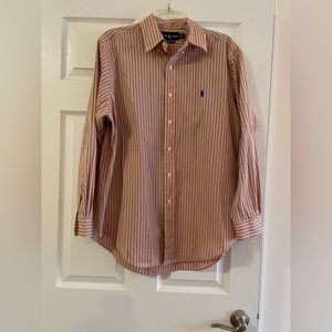 Ralph Lauren Men's Classic Fit Striped Button Down size 16